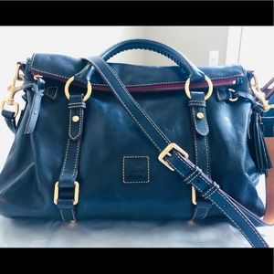 DOONEY & BOURKE BLUE LARGE SATCHEL